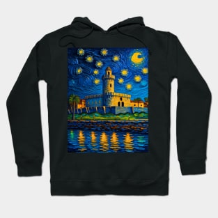 Castillo de san marcos in starry night Hoodie